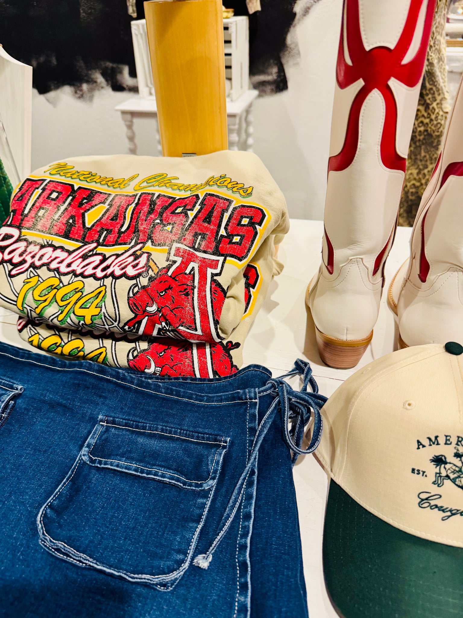 Arkansas 1994 NCAA Champs Nothing but Net Crewneck