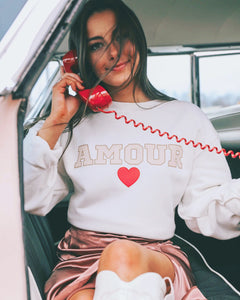 Amour Sweatshirt Neutrals