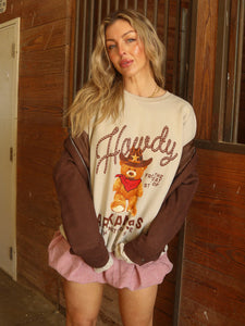 Howdy from Arkansas Teddy Sweatshirt by Charlie Southern