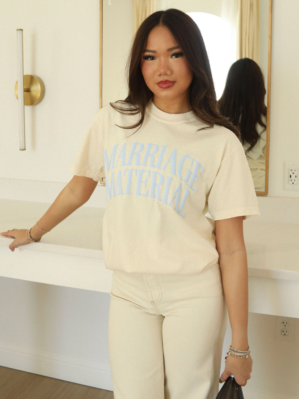 Marriage Material Puff Ink Tee
