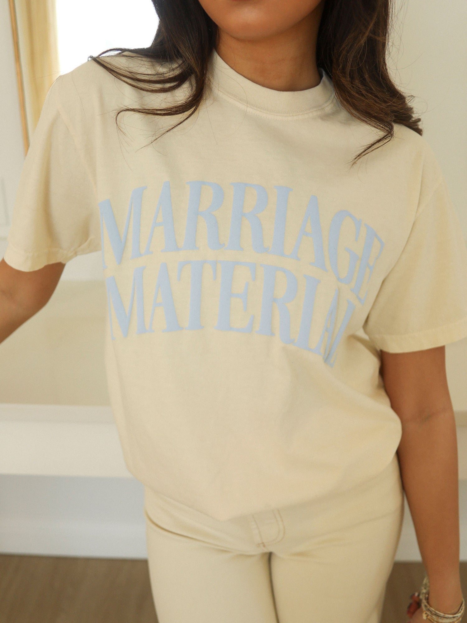 Marriage Material Puff Ink Tee