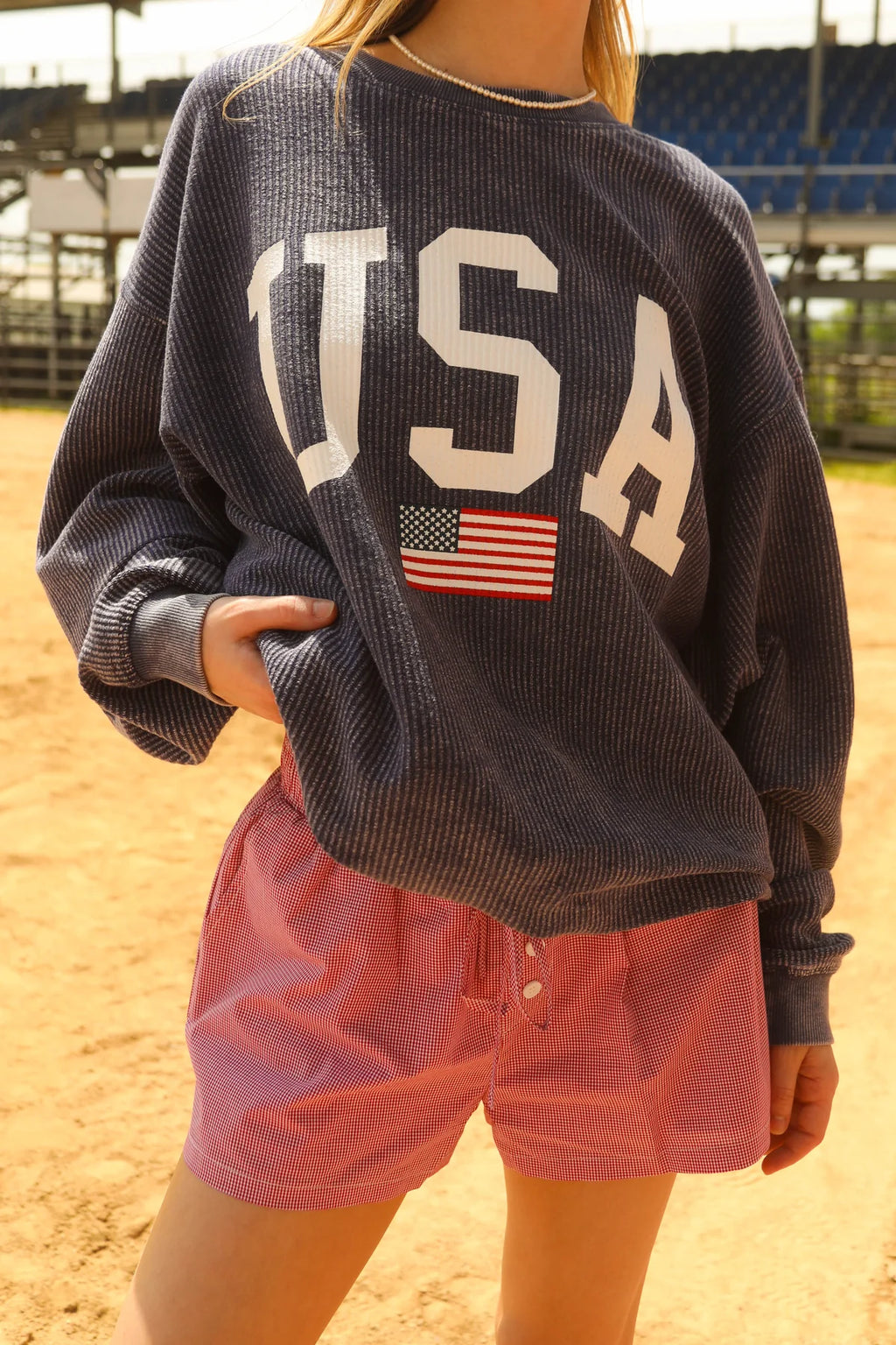 USA Corded Pullover by Charlie Southern