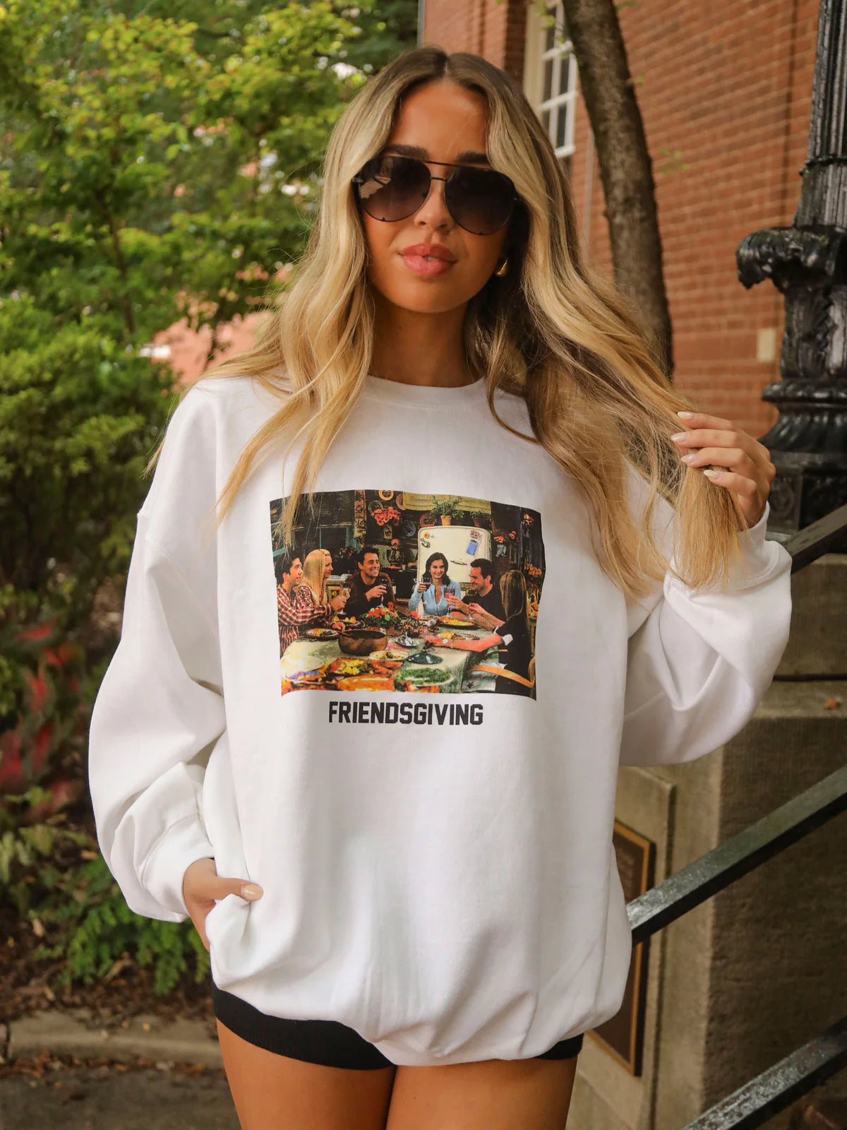Friendsgiving Sweatshirt by Charlie Southern