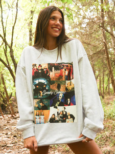 Spooky Season Collage Sweatshirt by Charlie Southern