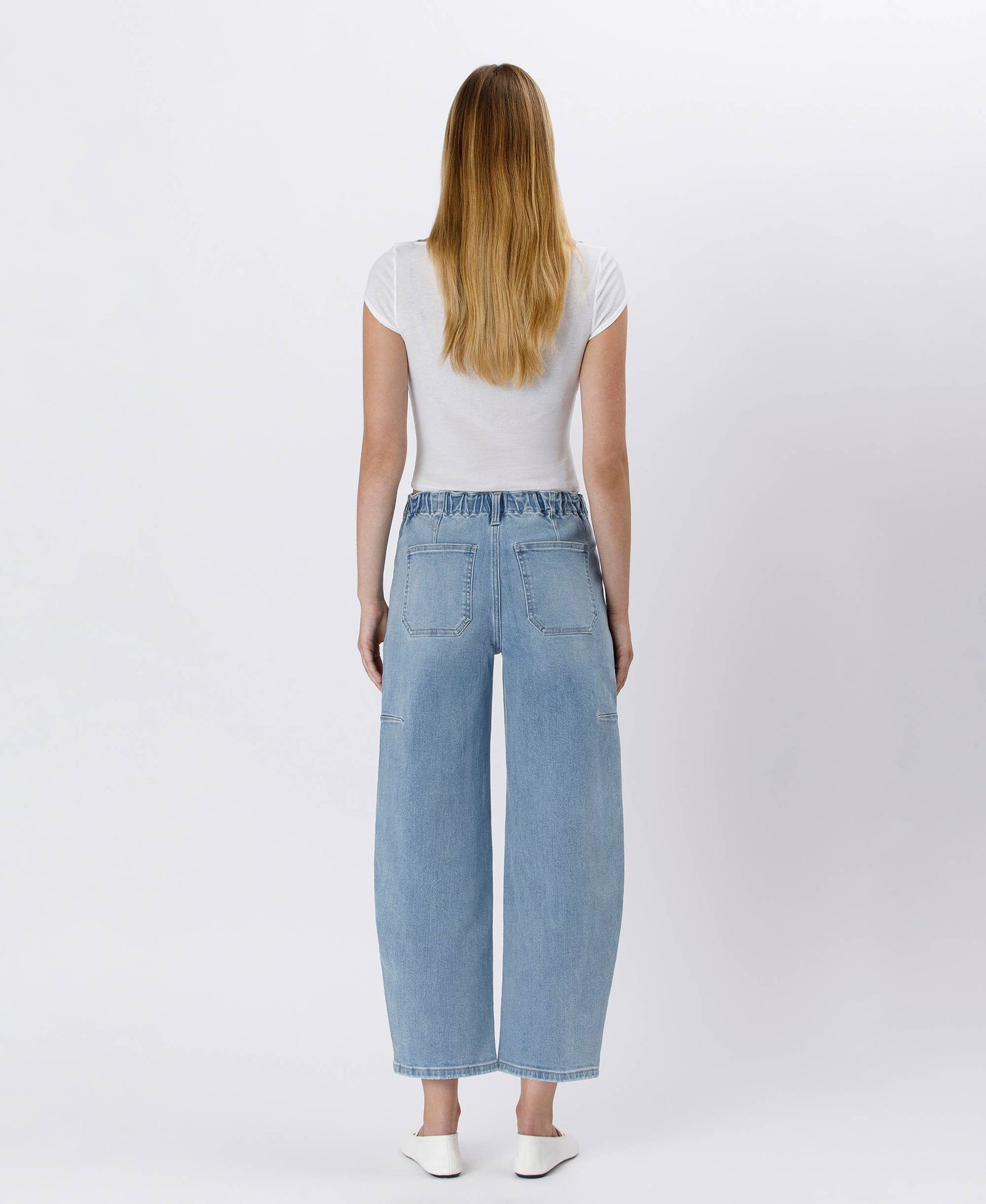 C'mon Cowgirl High Rise Barrel Jeans