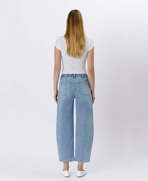 C'mon Cowgirl High Rise Barrel Jeans