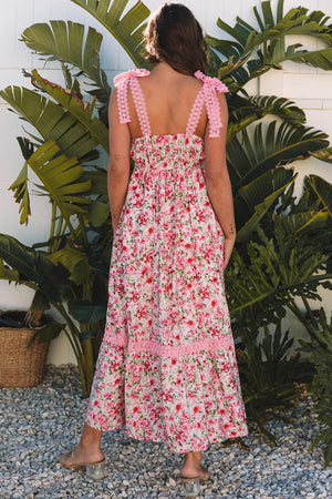 Tea Time Floral Maxi Dress
