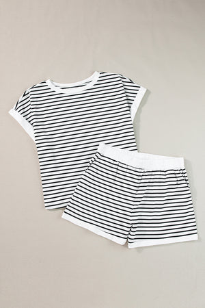 Too Good to be True Stripped Short Set