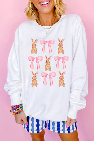 Easter Bunny and Bow Sweatshirt