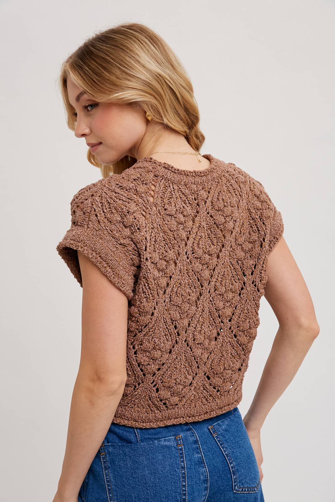 Little Spouse Sweater Top in Cream