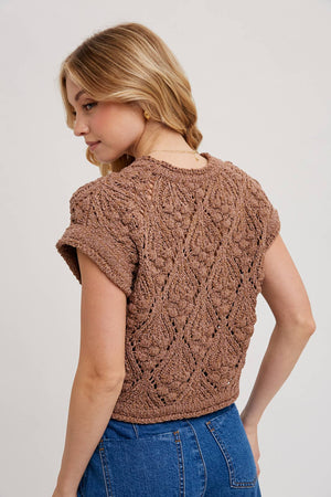 Little Spouse Sweater Top in Cream