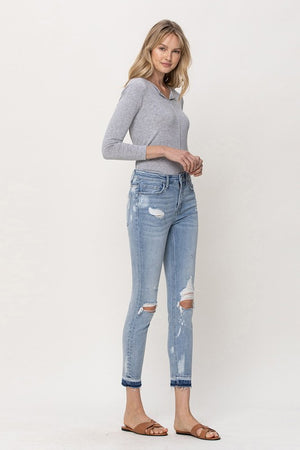 High Stepper Crop Ankle Denim