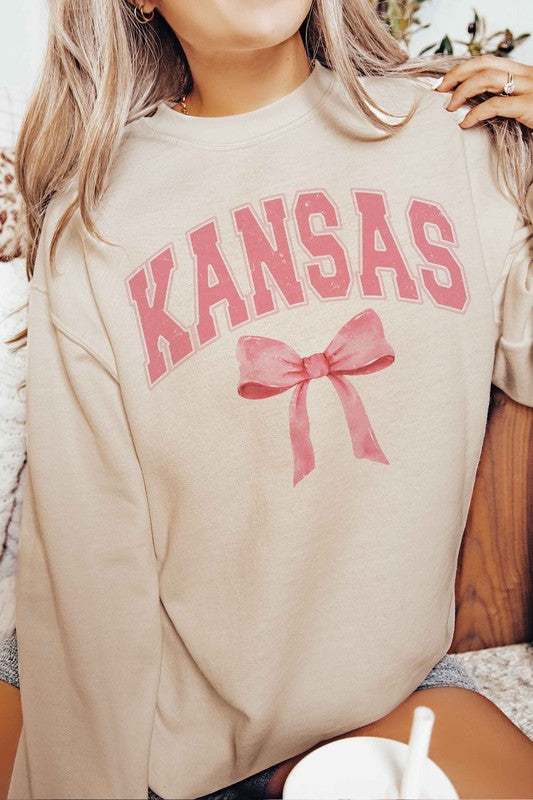 KANSAS BOW Graphic Sweatshirt