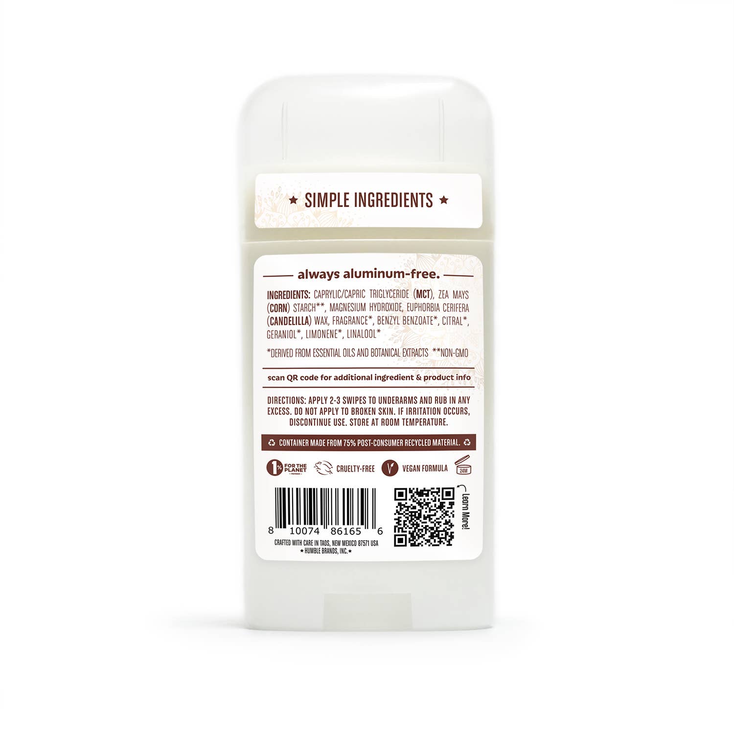 Vanilla & Cardamom Vegan & Sensitive Deodorant