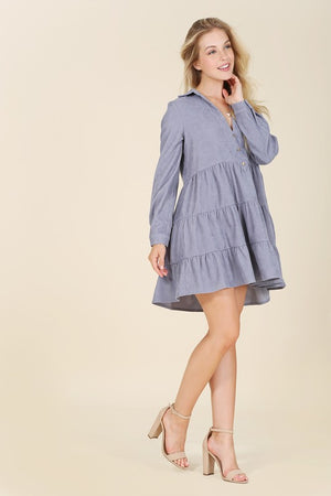 The One Corduroy Tiered Dress