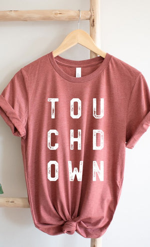 Retro Touchdown Graphic Tee in PLUS