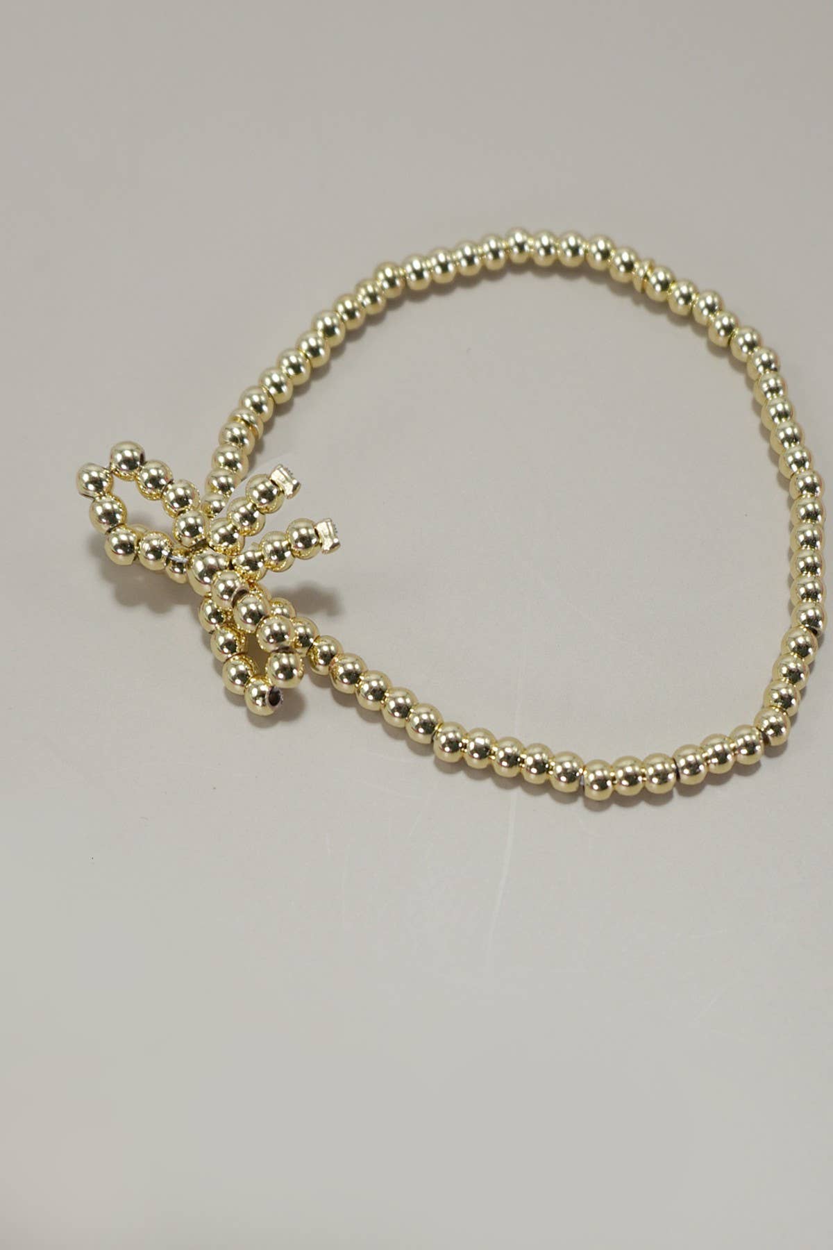 18K STAINLESS STEEL TARNISH FREE BOW BRACELET