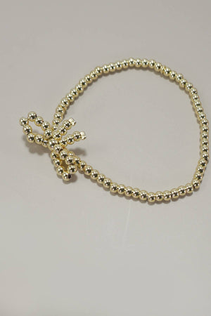 18K STAINLESS STEEL TARNISH FREE BOW BRACELET