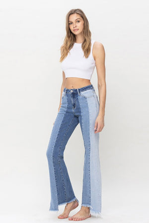 Denim Daze High Waisted Flare