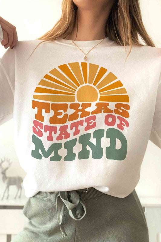 TEXAS STATE OF MIND Graphic Sweatshirt