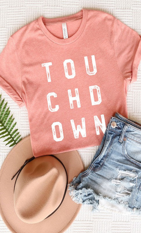 Retro Touchdown Graphic Tee in PLUS