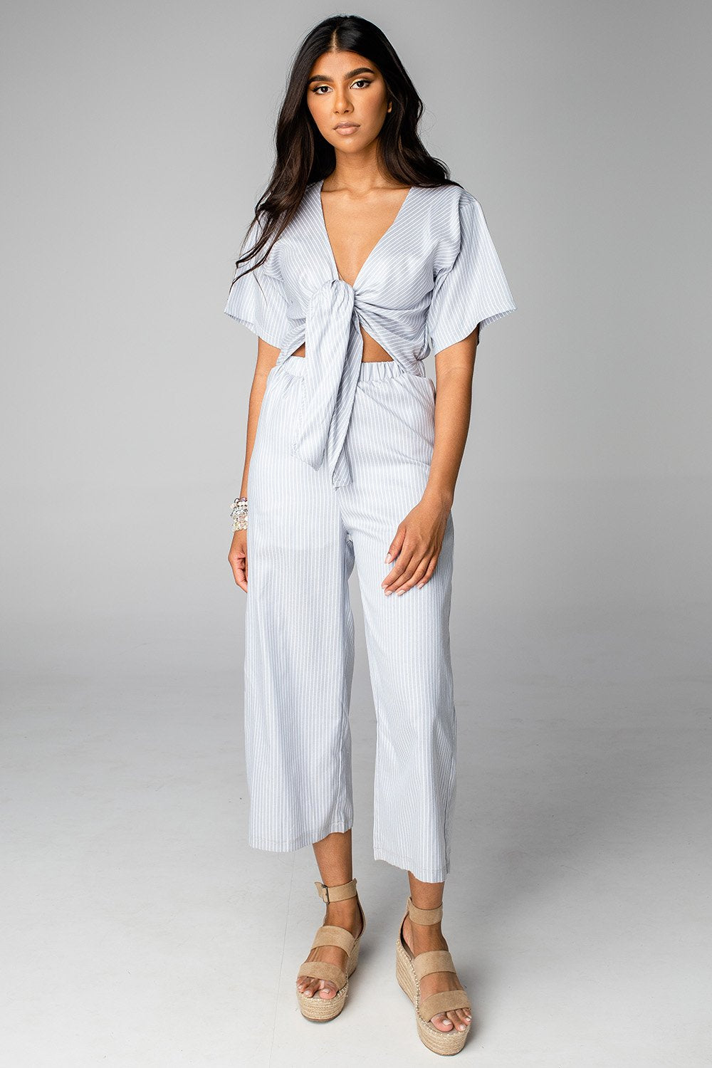 The Ilene Cut Out Front Tie Jumpsuit