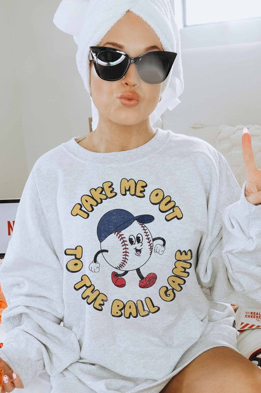 Take Me Out to the Ballgame Vintage Sweatshirt