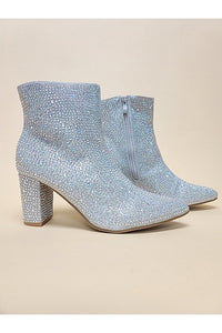 Rhinestone Ankle Booties