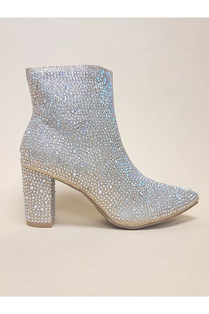 Rhinestone Ankle Booties