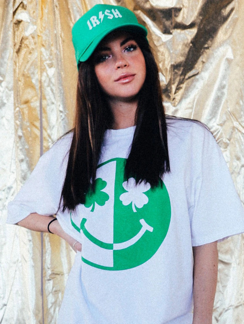 Shamrock Smiley Tee