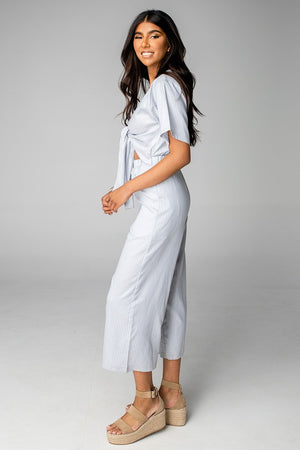 The Ilene Cut Out Front Tie Jumpsuit