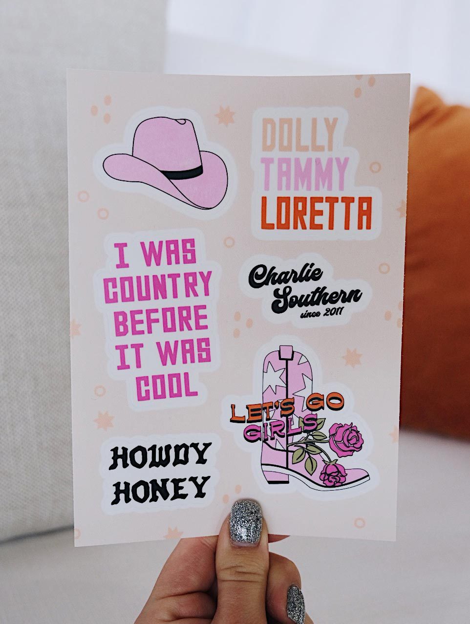 Pink Western Sticker Pack