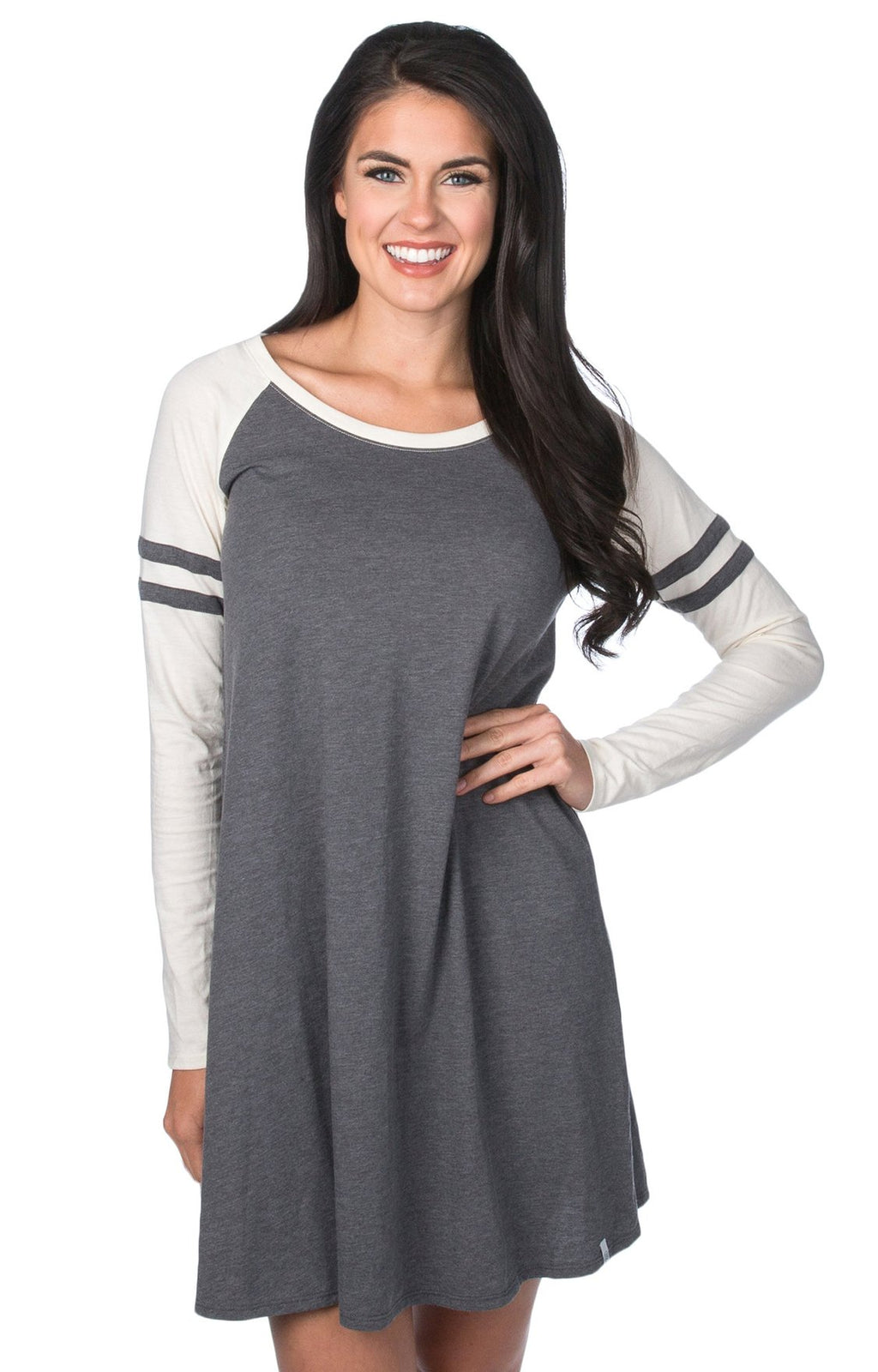 Lauren James Varsity Long Sleeve Dress