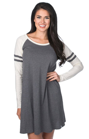 Lauren James Varsity Long Sleeve Dress