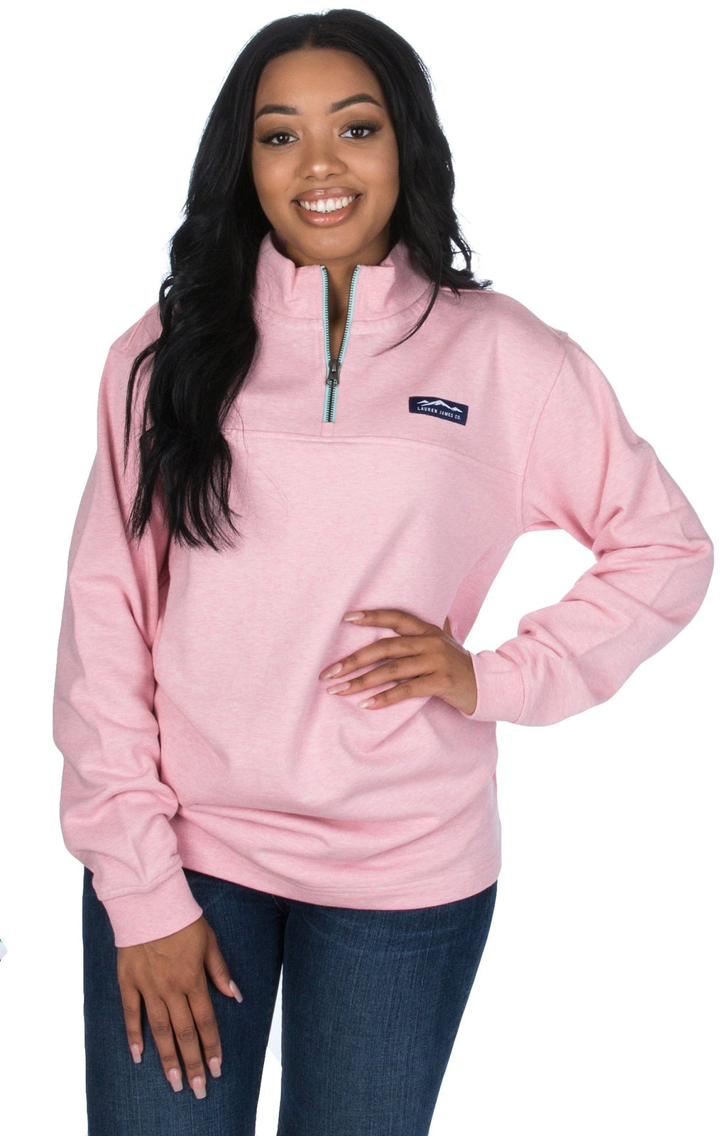 Lauren James Heathered Whitacre Pullover