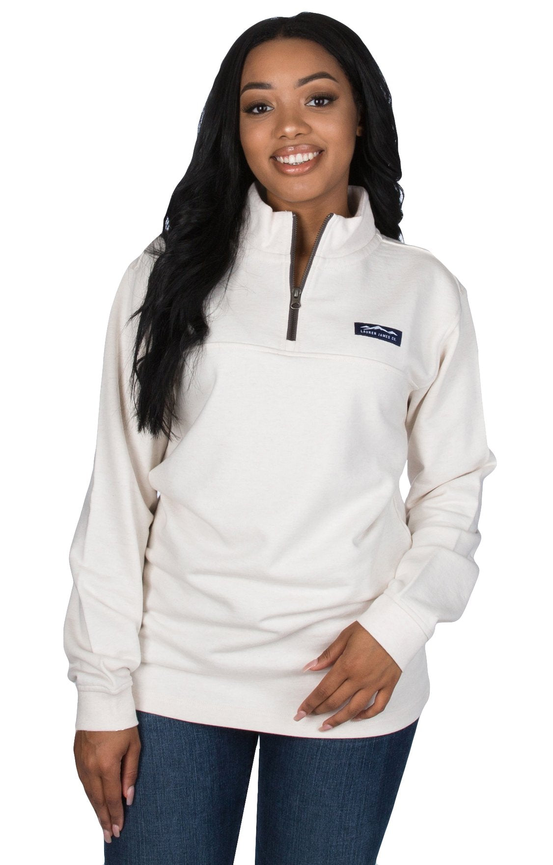 Lauren James Heathered Whitacre Pullover