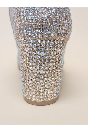 Rhinestone Ankle Booties