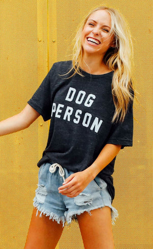 Friday + Saturday Dog Person Tee