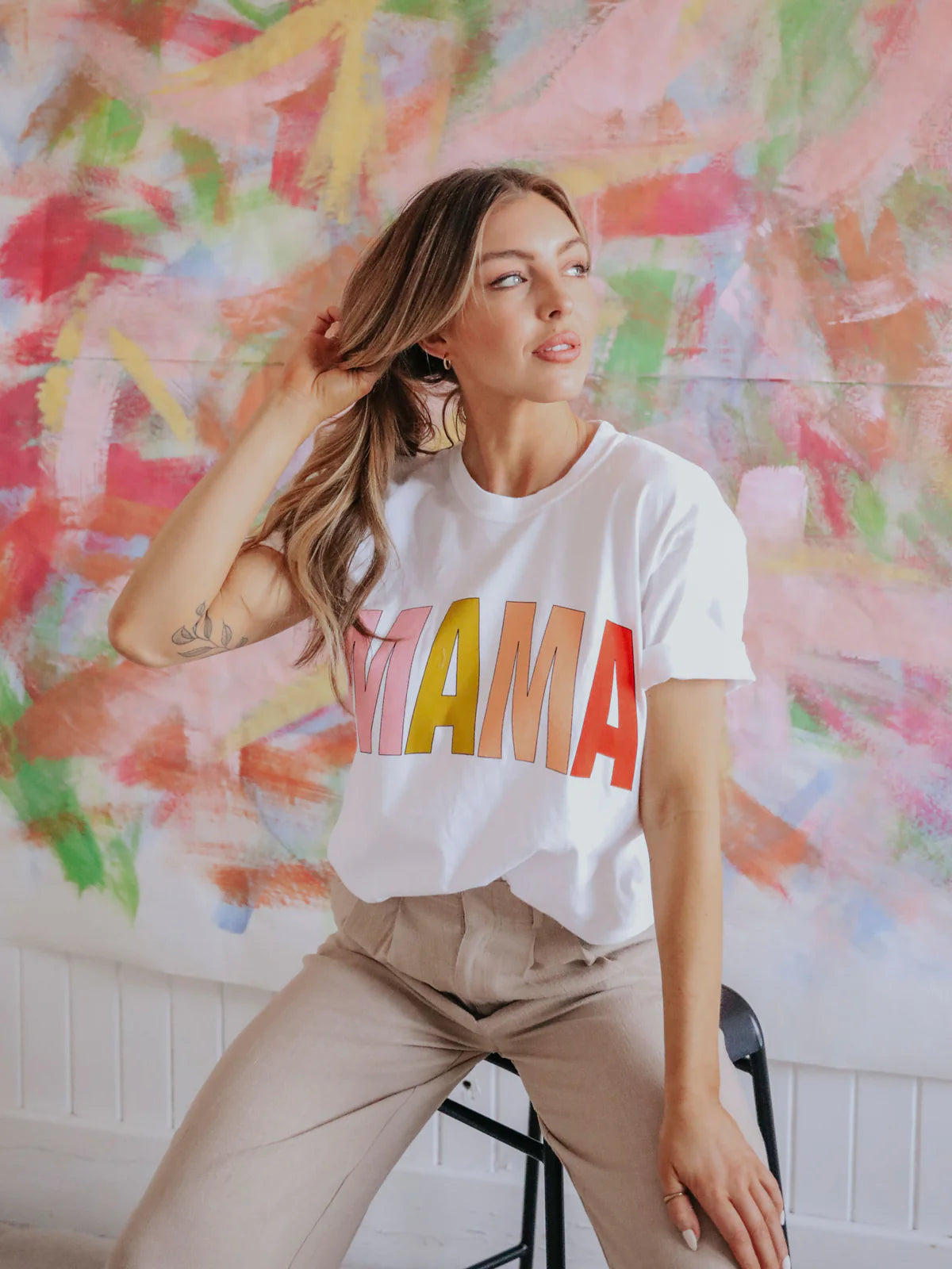 MAMA Rainbow Tee