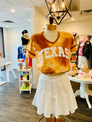 Roller Girl  Bleached Texas Tee