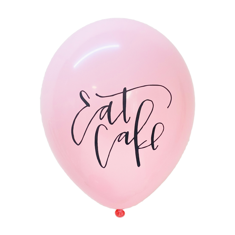 Eat Cake Latex Balloons