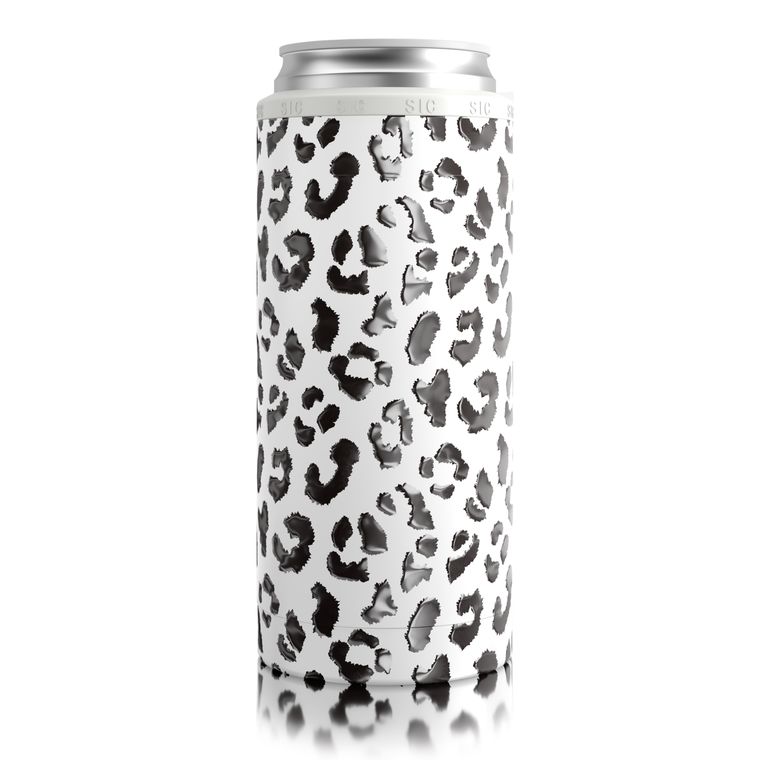 SIC Slim Can Cooler Leopard