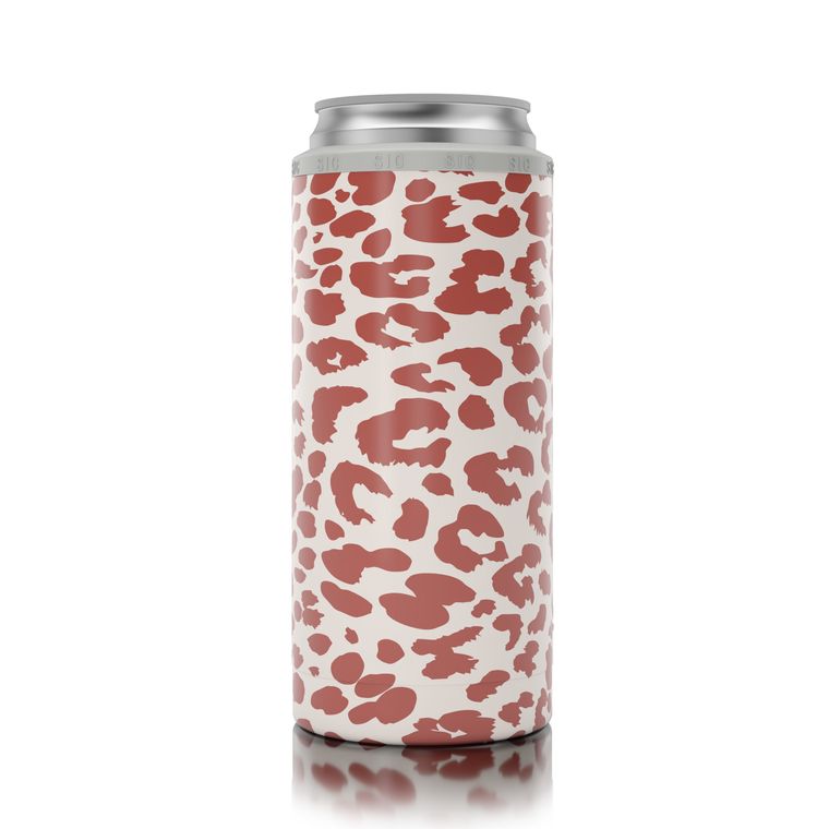 Slim Can Cooler New Leopard